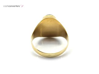 sello oro 18k con onix