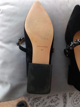 Zapatos Alma en Pena Negros Mujer