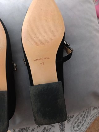 Zapatos Alma en Pena Negros Mujer