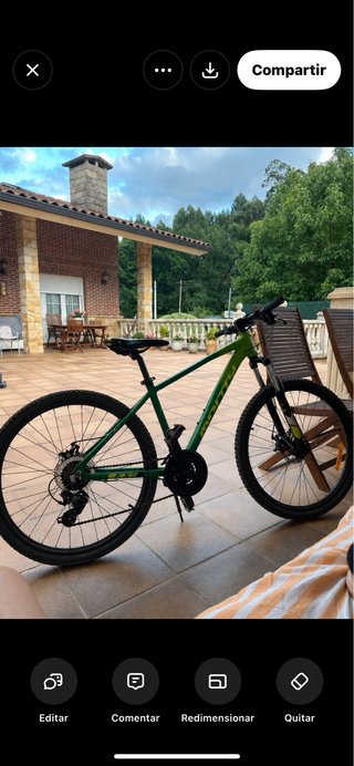 Bicicleta Monty verde