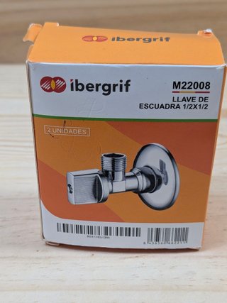 Llaves Escuadra Ibergrif M22008 G1/2 Pack 2