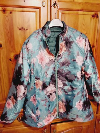 Giacca donna trapuntata reversibile taglia 53