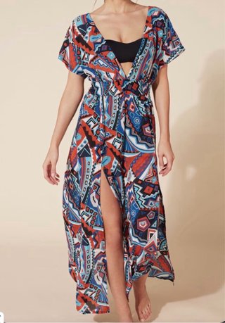 Vestido largo playero Calzedonia - Talla M