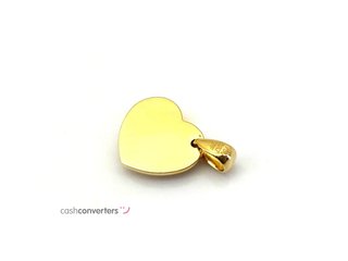 colgante oro 18k con piedra con circonita
