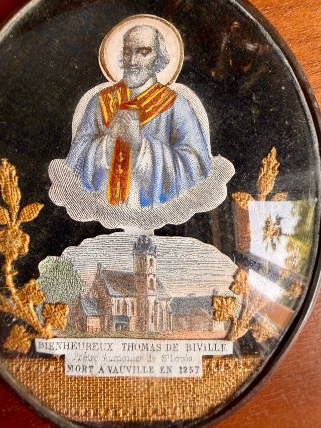 Relicario Francés S. XIX Thomas de Biville
