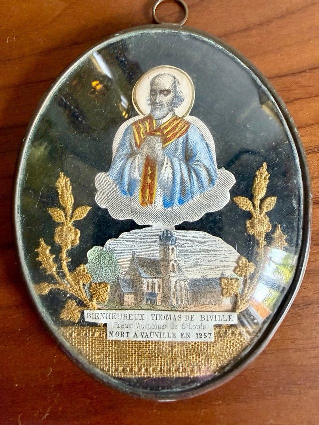 Relicario Francés S. XIX Thomas de Biville