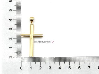 crucifijo oro 18k con circonita