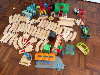 Grande Lotto BRIO Ferrovia in Legno
