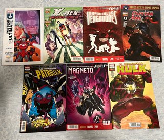 Pack de comics Marvel