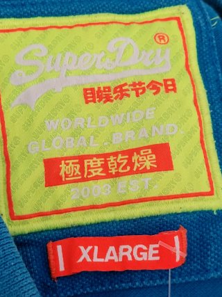 Polo Superdry azul XL