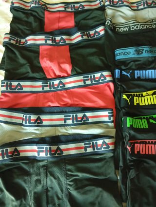 Conjunto boxers True Religion preto e cinza
