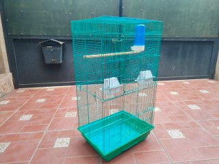 Jaula grande voladero para pájaros