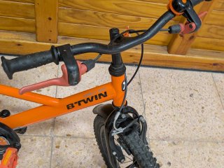 Bicicleta infantil Btwin 14 naranja
