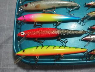 Lote señuelos Jerk pesca