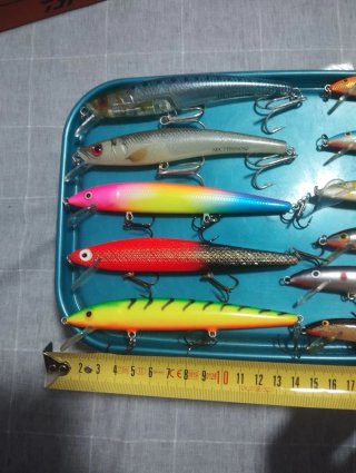 Lote señuelos Jerk pesca