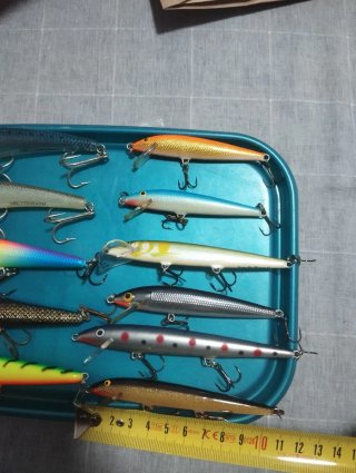 Lote señuelos Jerk pesca