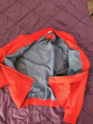 Chaqueta Bomber Zara Hombre Roja