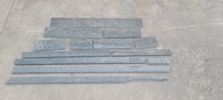 Encimera de granito, fregadero y grifo