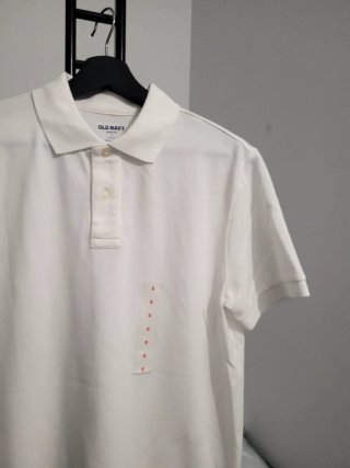 Camisa Polo Old Navy Blanca Talla S