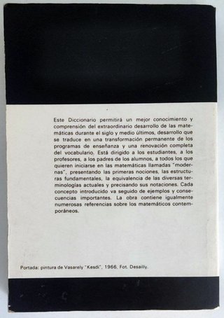 DICCIONARIO DE LAS MATEMÁTICAS MODERNAS, LUCIEN CH