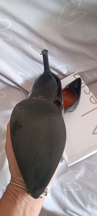 Décolleté Alesya Nere Tacco 12 Plateau Tg 38