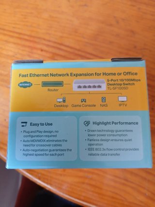 Switch TP-Link 5 Puertos 10/100Mbps (Nuevo)