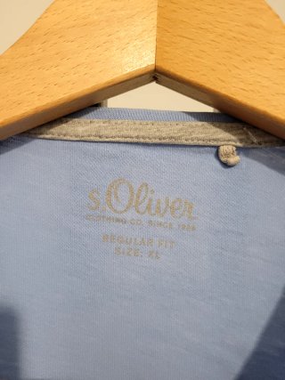 Camiseta s.Oliver azul hombre talla M