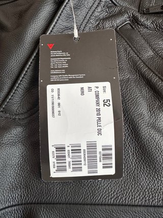 Pantalón Cuero piel Ducati Moto Sportbike Negro
