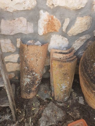 Tejones de cerámica