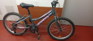 Bicicleta Eleven Vortex Jr. Niñ@ Gris/Rosa
