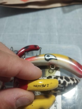 Lotes señuelos de pesca vintage DEL