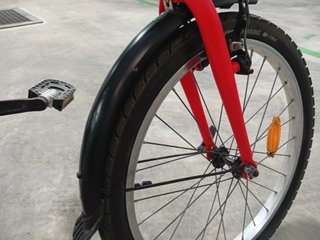 Bicicleta Plegable Roja
