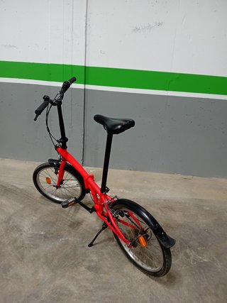 Bicicleta Plegable Roja