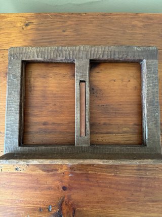Atril de madera antiguo de sobremesa