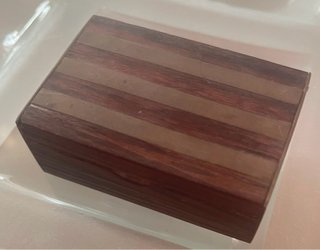 Scatolina Legno e Ottone Fatta a Mano