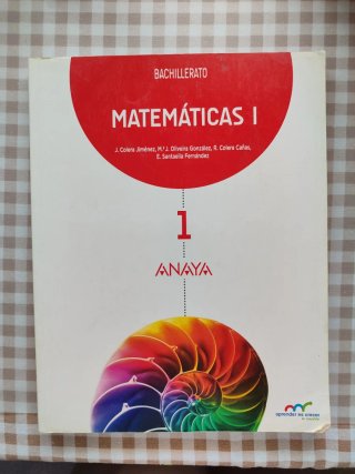 Libro de Matemáticas 1 Bachillerato