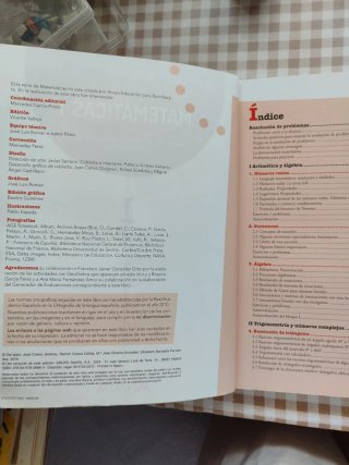 Libro de Matemáticas 1 Bachillerato
