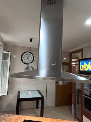 Muebles de cocina madera y cristal