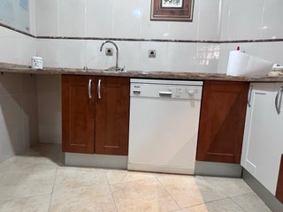 Muebles de cocina madera y cristal