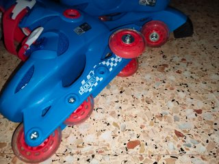Patines Oxelo Junior y Protecciones