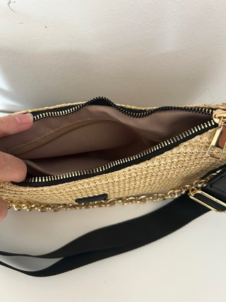 Bolso de rafia verano cadena y correa Greenwich