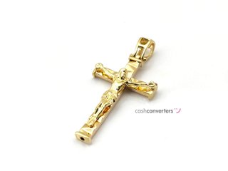 crucifijo oro 9k