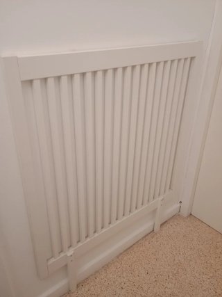 Cabezal cama Ikea blanco madera