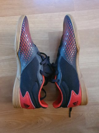 Zapatillas Adidas Fútbol Sala Negras Rojas