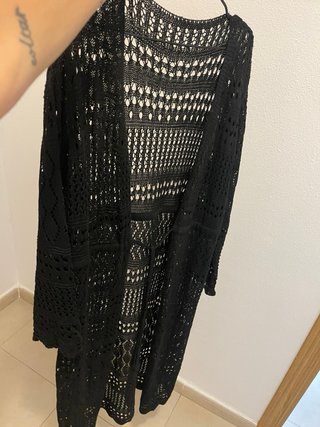 Saco calado SHEIN Talle L Negro