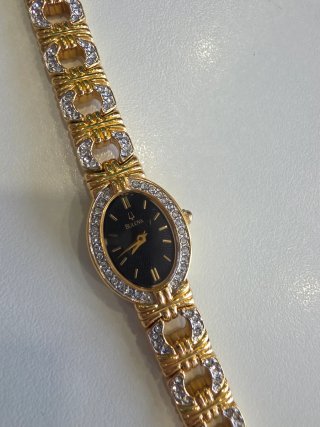 Orologio Bulova Vintage Placcato Oro Donna