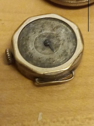 2 Orologi Vintage Dorati da Restaurare