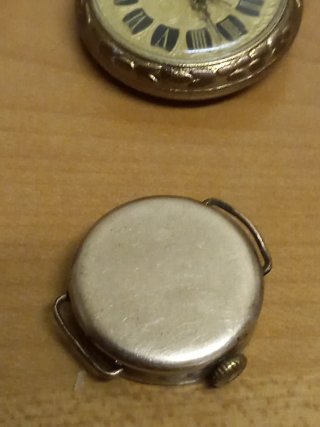 2 Orologi Vintage Dorati da Restaurare
