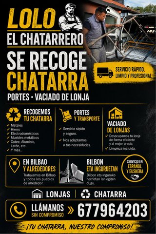 Hola, qué tal? Me dedico al tema de recogida