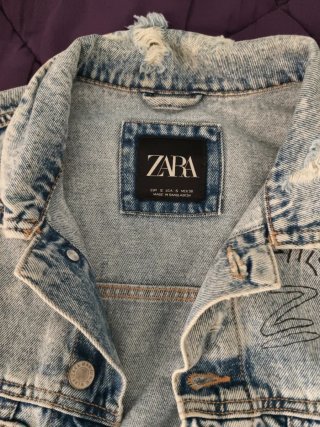Chaqueta vaquera Zara hombre